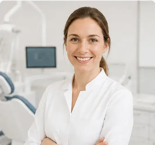Zahnärztin der Klinik Smile